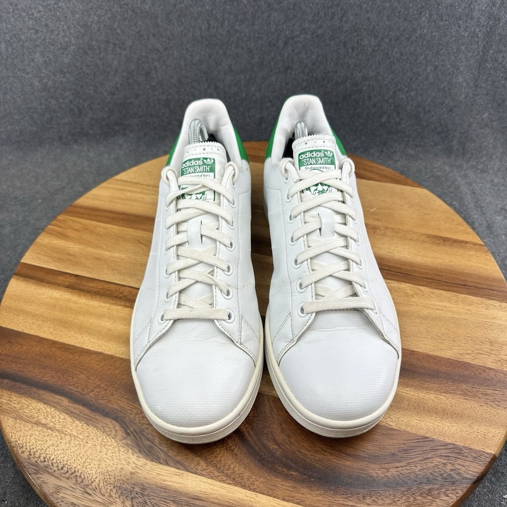 Adidas Stan Smith Spikeless Golf Shoes White Green Q46252 Men's Size 10 US - Picture 3 of 10